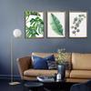 WCIC Nowa akwarela Zielony liść rośliny Dekoracyjna dekoracja ścienna do domu Wiszące malowanie