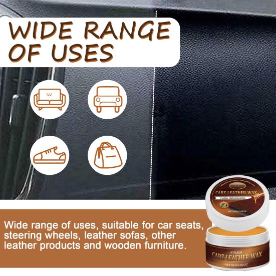 Leder-Kratzer-Reparatur-Balsam mit Reinigungsschwamm, umweltfreundlich, einfach zu verwenden, hocheffizient, vielseitiger Lederreiniger, Couch-Kratzer-Reparatur-Set