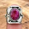 Trendy European & American Creative Retro Gemstone Rings for Men