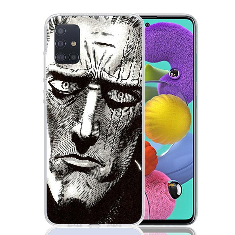 Anime 1 Punch Man Phone Case For Samsung Galaxy A52 A32 A22 A12 A02S A50S A30S A51 A31 AA71 Note 20 Ultra 10 S10 Plus Galaxy A51