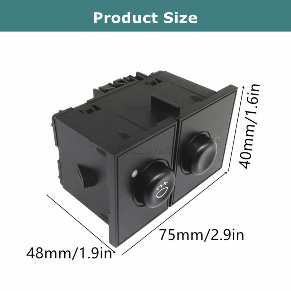 Auto Armrests Center Console Headlamp Dimmer Switch Fog Light For Cadillac GMC Hummer 19381535 15194803 Auto Accessory