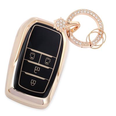 Nacalikeey Cute Key Case, Snow Key Holder, Key Case, Sparkle, Key Cover, Gorgeous Style, Black
