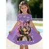 Vestito Grafico Kpop Cartoon per Bambine Regalo Divertente per Fan Abbigliamento Harajuku Girl Top Estivi Vestito a Manica Corta Abbigliamento per Bambini
