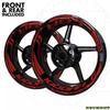 Vinyl HONDA CBR1000RR Wheel Sticker HONDA CBR1000RR Logo Motorcycle Rim Decal Stickers Set 9