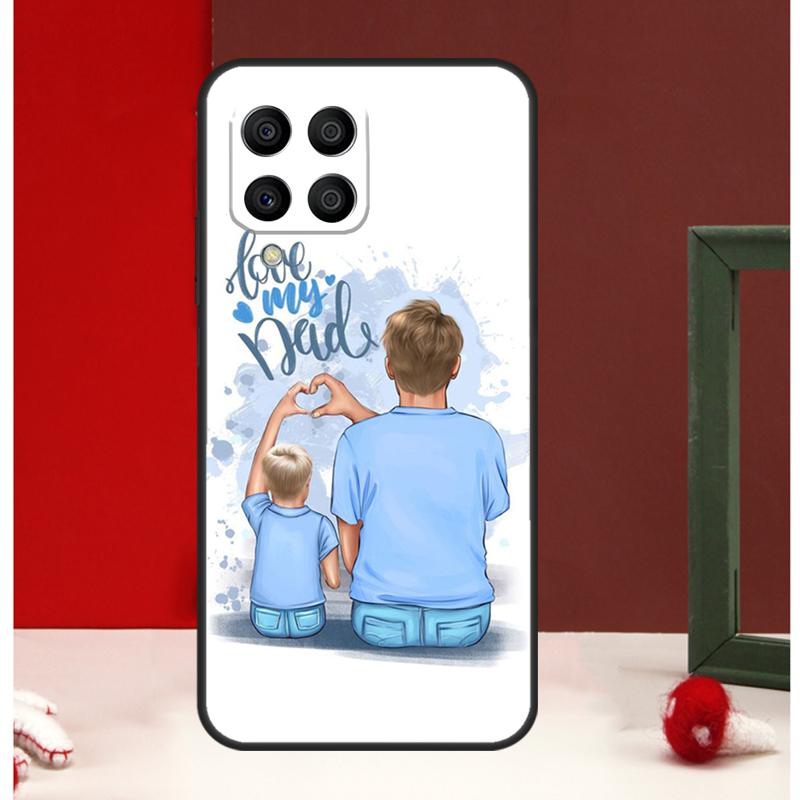 Baby Mama Dochter Meisje Zoon Papa Hoesje Voor Samsung Galaxy M12 M32 M52 M06 M16 M36 M56 M33 M15 M55 M31 M13 M14 M53 M35 M34 M54