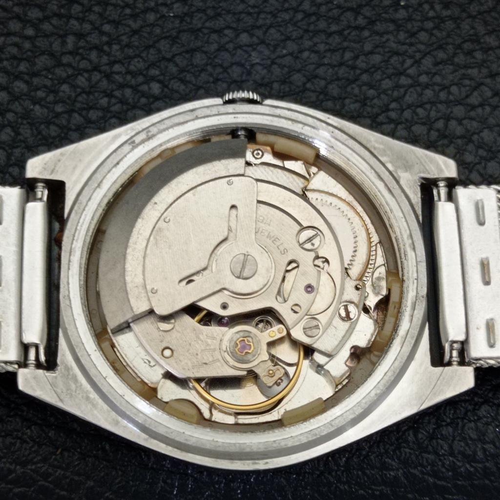 JAPAN VINTAGE SEIKO AUTOMATIC 6309A MENS SILVER COLOR DIAL WATCH A500837-5 R154-a500837