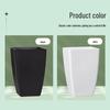 Frosted Square Plastic Planter for Artificial Plants