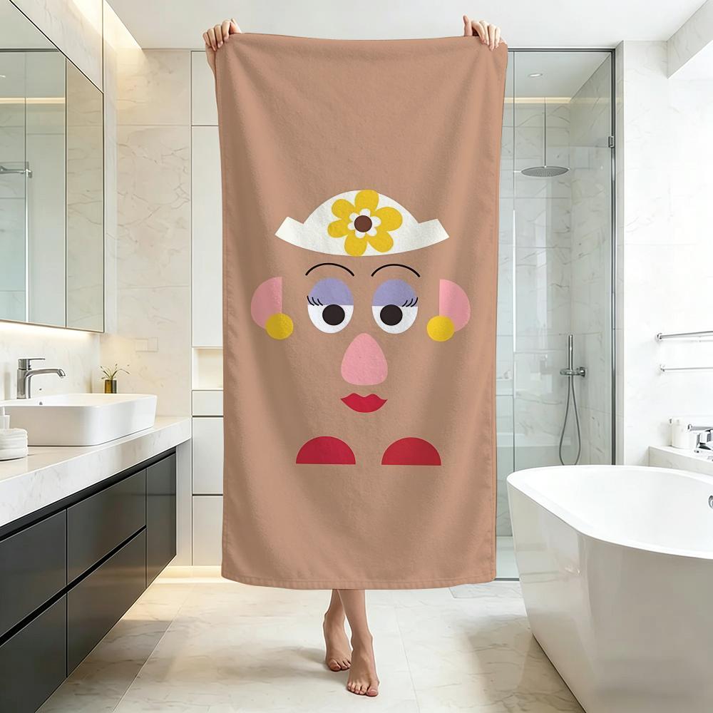 Funny-Potato HeadS Towel Five-Star Hotel Quality Eco-Friendly Ultra Soft Thick Towels & Beach Towels
