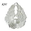 Modern Resin Craft 3D Printed Angel Wings Tealight Candle Holder, Wing Shape Candlestick, Small Container Romantic Ornament for Bedroom Wedding Table