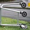 2Pcs Shopping Cart Wheels Replacement Heavy Duty Plastic Wheels for Grocery Trolley Foldable Cart Wheel Parts Smooth Rolling