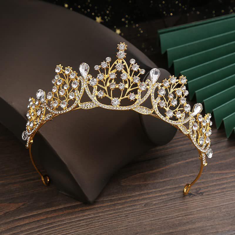 Coroana pentru copii tiara strasuri model bentita podium performanta coroana fetita aniversare rochie accesorii pentru par