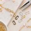100Pcs Smooth Finish Charm Connector  for Bracelets Necklaces Making DIY Jewelry Materials