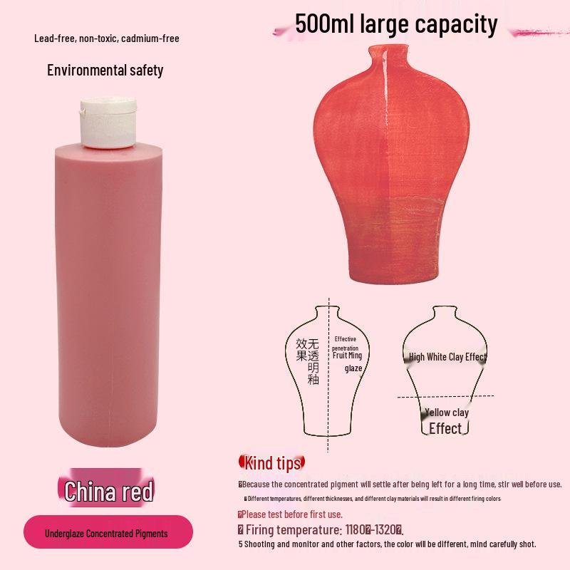 Konzentrierte wasserbasierte Keramik-Unterglasurpigmente für DIY- & Studentenprojekte