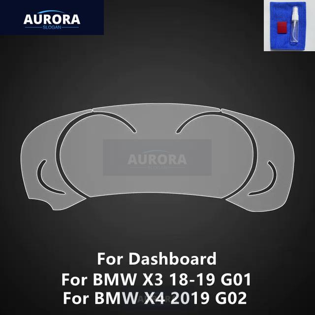 For BMW X3/X4 18-22 G01 G02 Dashboard Transparent TPU Protective Film Anti-scratch Repair Film Accessories Refit