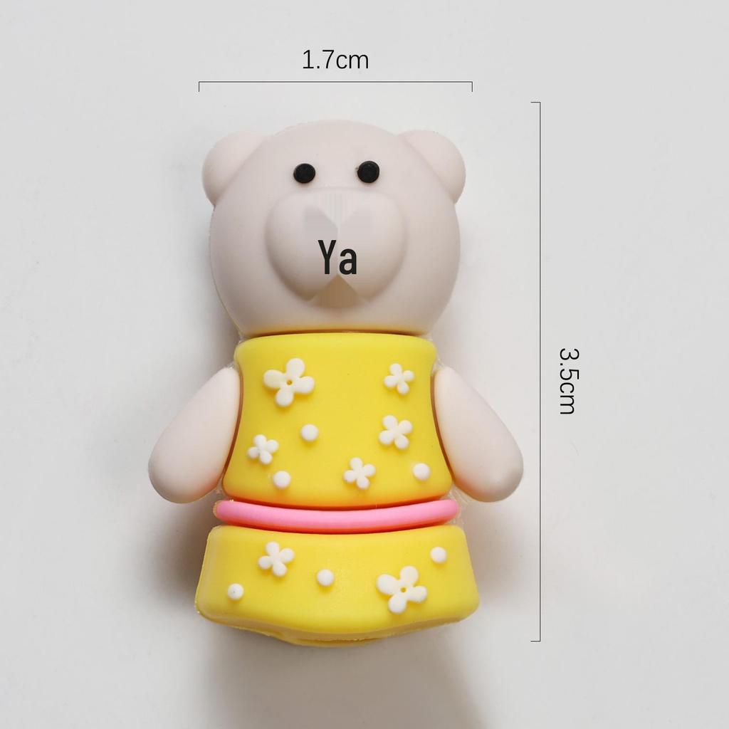 Cartoon Bear Cat Paw Silicone Protective Cover for Cuticle Scissors and Tweezers