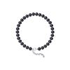 Bracelet - Pearls & Colors - Véritable Perle de Culture d'Eau Douce 6-7 mm - Argent 925 - Noir - Femme