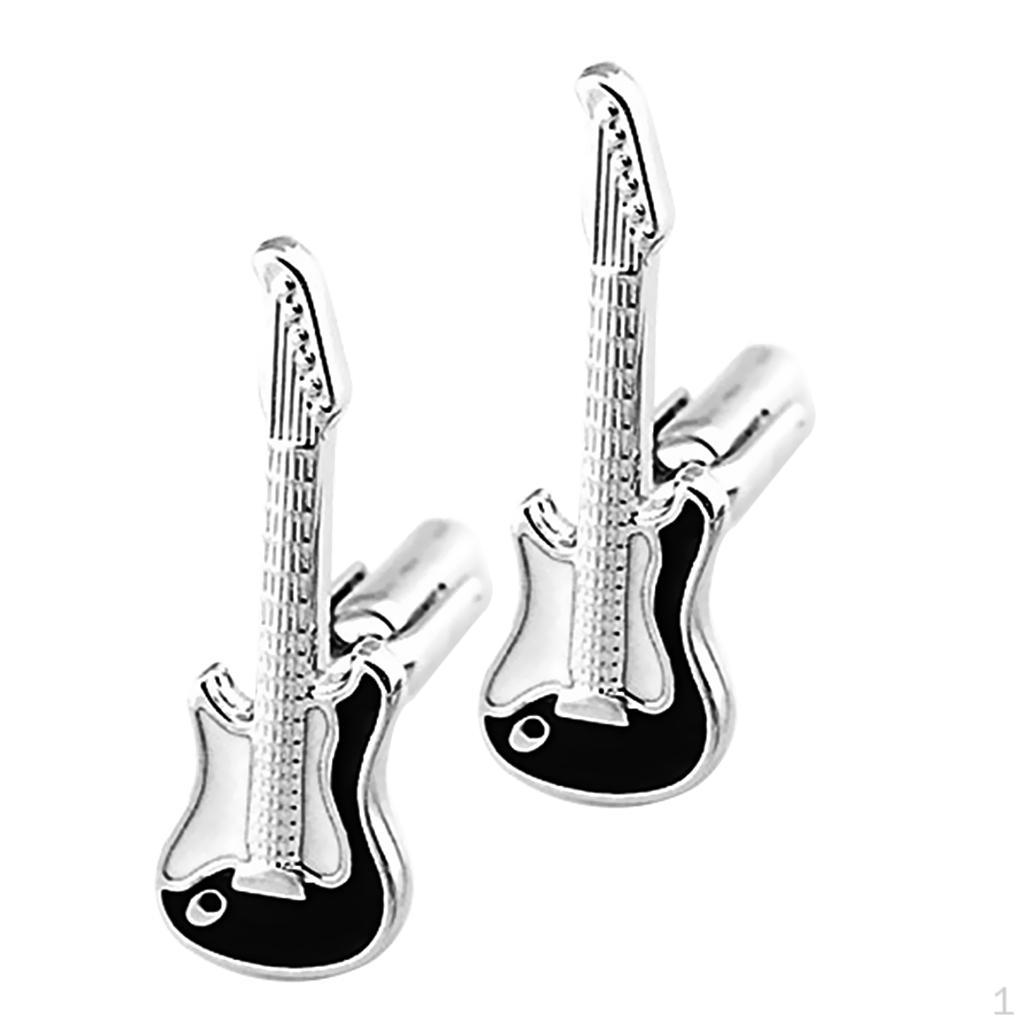 

Запонки с гитарой, мужская рубашка, деловая свадьба, фестиваль, подарок