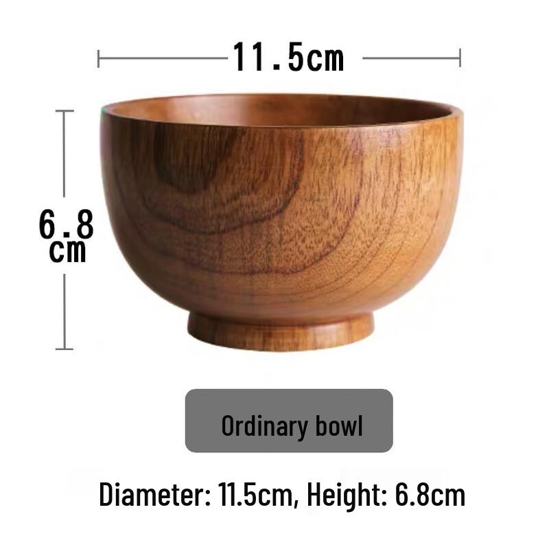 Japanese Style Solid Wood Dining Bowls
