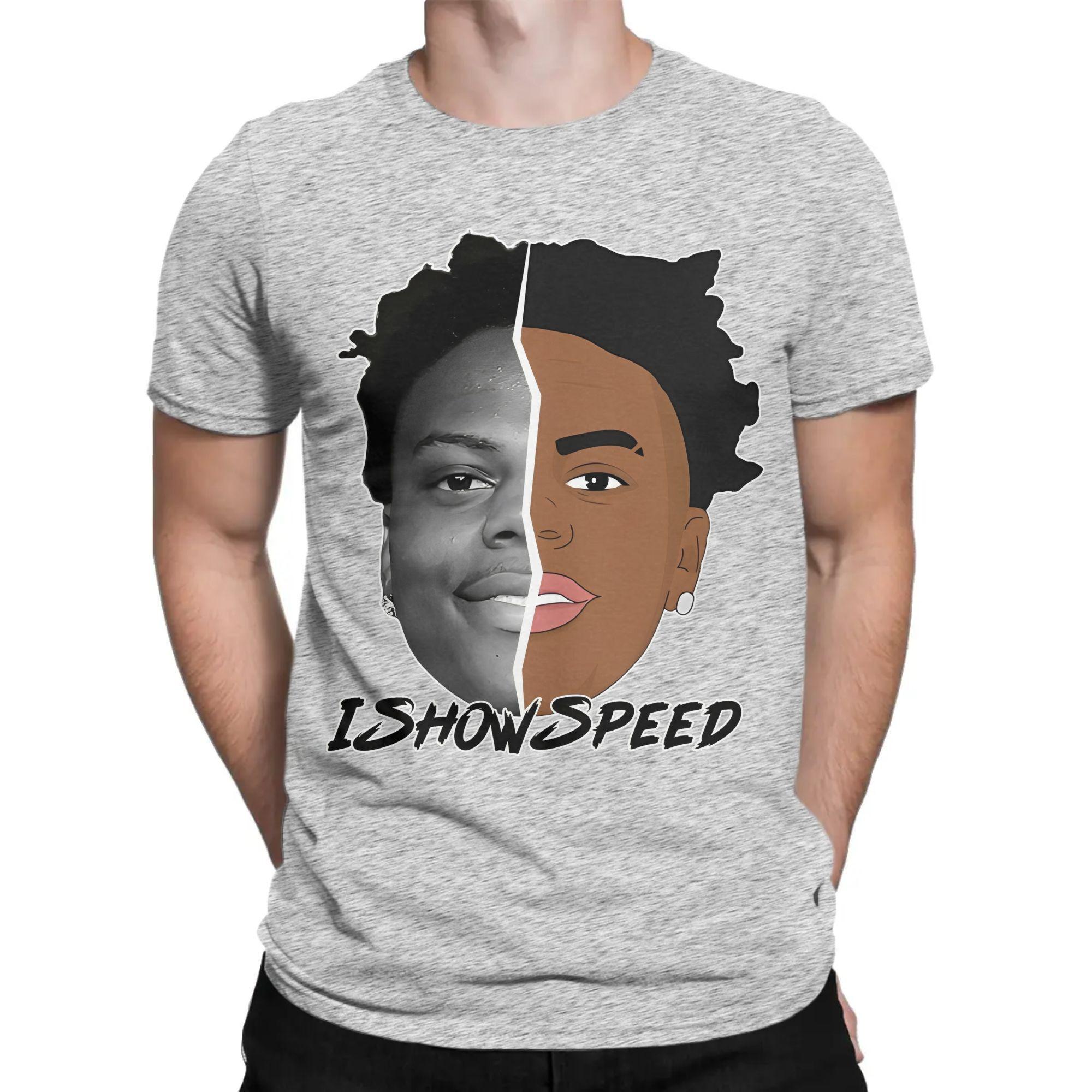 

IShowSpeed Fashion T Shirt for Men Women 100% Cotton Tee Shirt Clothing XL