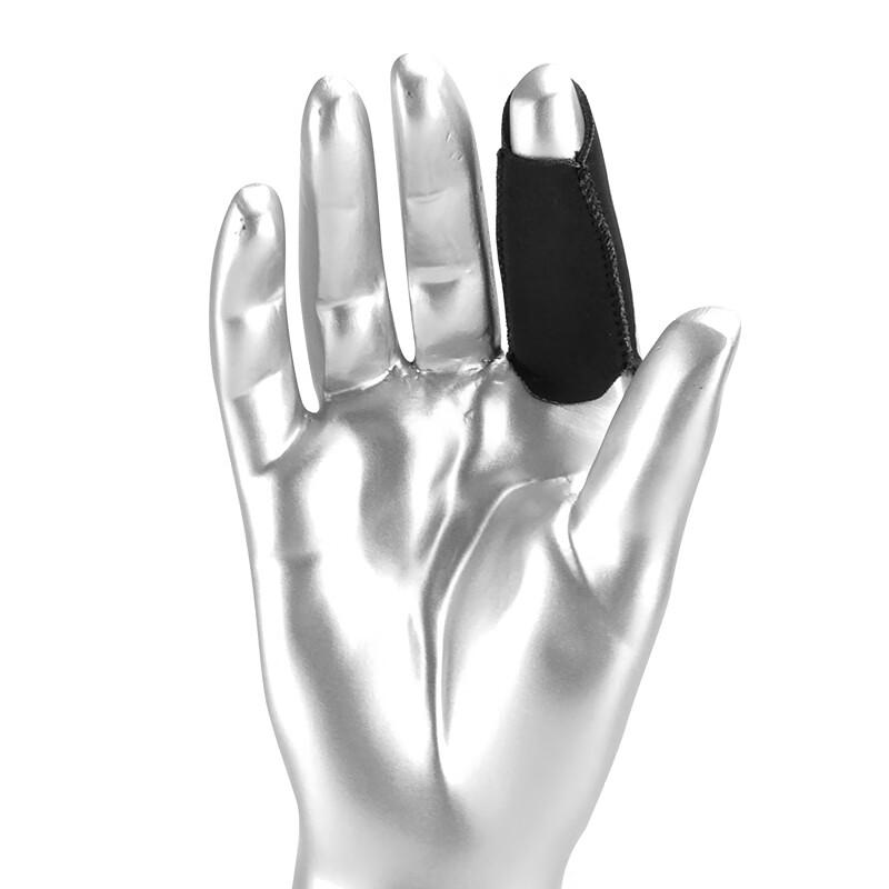 AQ Finger Immobilization Protective Sleeve, Sports Finger Guard, Basketball And Volleyball Protective Gear, Black Straight Tube Style, B30911S/M