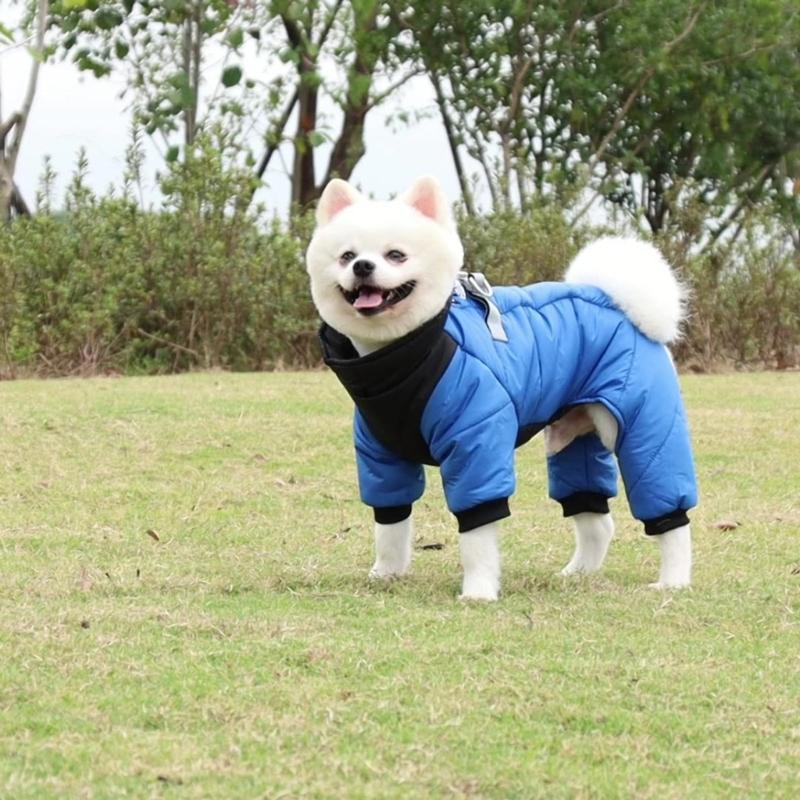 Padded Dog Jackets Reflective Dog Winter Coat Warm Comfortable Clothes