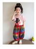 Girls' and Children's Western Style Set Summer 2026 New Children's Cat Short Sleeved Summer Dress Baby Casual Loose Two Piece Set