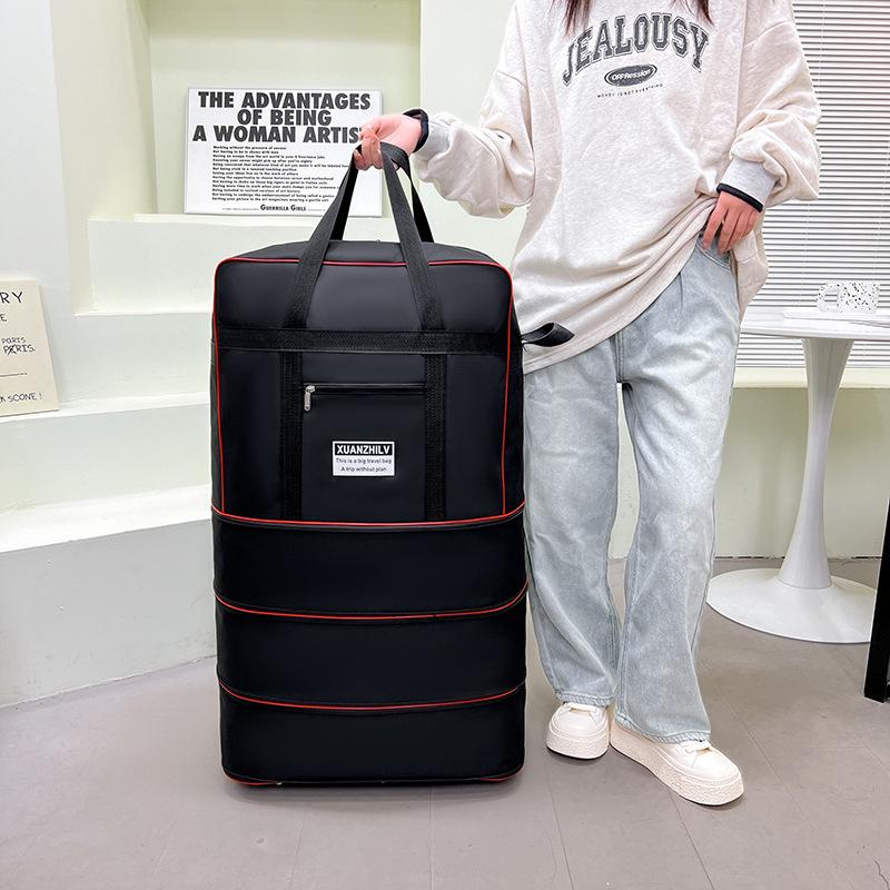 Expandable Foldable Travel Luggage with Universal Wheels - Large Capacity 158 Air Checked Baggage