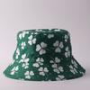 Digital printing small edge bucket hat spring and summer double-sided can wear outdoor sunshade basin hat spot