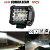 60W Offroad LED Work Light 12V Spot Flood Combo Pods For SUV ATV Truck Boats Car LED Headlights Fog Lamps Accessories
