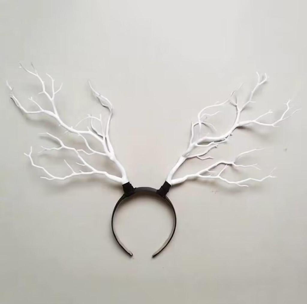 Europäisches Amerikanisches Mori Girl Rentiergeweih Leuchtendes Weihnachtskopfband mit Großen Haaraccessoires und Verzierungen