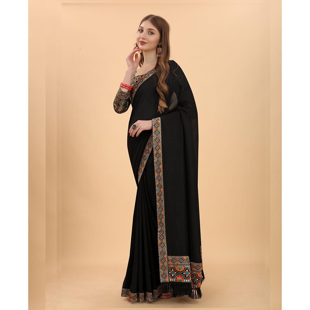 TREDING VICHITRA SEIDE SAREE & JACQUARD ARBEIT