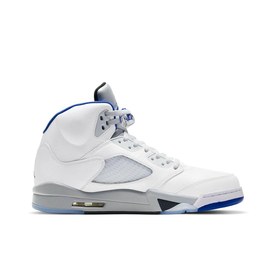 Air Jordan 5 Retro Stealth 2.0 Herren Sneaker Weiß Schwarz Hyper-Royal DD0587-140