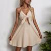 Dámské Šaty s Mašlí Sexy Bez Zad Bez Rukávů na Špagetová Ramínka Krátké Šaty Roztomilé Párty Klubové Šaty