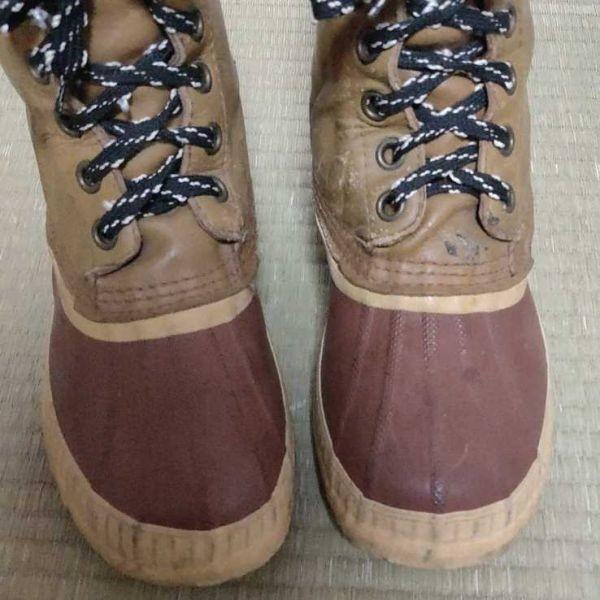80s-90s Vintage/SOREL/Women’s Snow Boots/WOS8/24.5-25.5/Canada Made/Leather/With Inner Liner(USED)