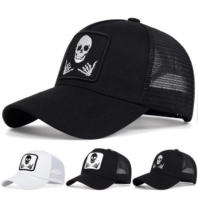 Unisex Personality Embroidery Baseball Net Caps Spring Summer Outdoor Sunscreen Hat Adjustable Casual Trucker Hats