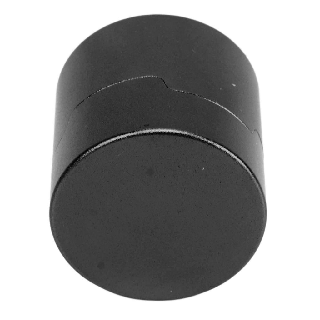 Billiard Chalk Case Round Aluminum Alloy Pool Cue Chalk Box Holder for Pool Cue Sports Accessories Black