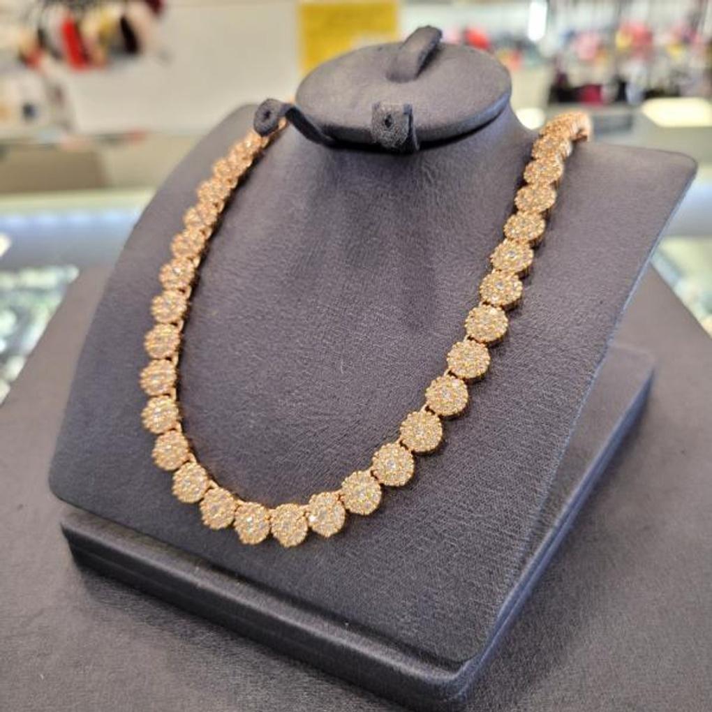 Atria Chaîne Cercle Fleur Tennis N Collier AAANETN0001WHF