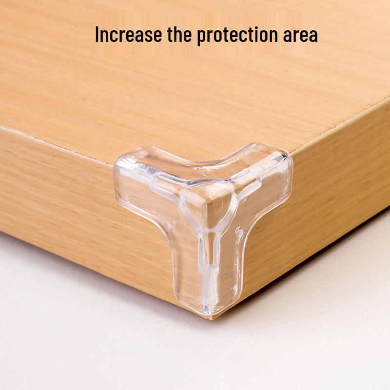 Soft Silicone Transparent Corner Protector for Tables, Beds, and Cabinets