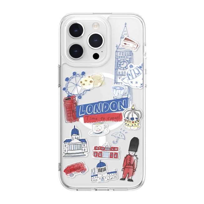 Switcheasy City Painting magnetic case compatible with iphone 15 pro max case shockproof case iphone 15 case drop-ressistant for iphone 15 plus case