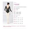 Womens Long Sleeve Dance Leotard Ballet Classical Practice Performance Nylon Spandex Stretch Fit