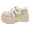 Thick-soled Warm-wool Shoes, New Style Women's Shoes, Snow Boots, Retro Shoes