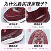 Women's shoes, sports shoes, new mesh breathable running shoes, soft-soled cushioning single shoes, elastic band, shallow mouth shoes, women's models