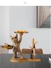 Luxurious Bulldog Key Holder and Storage Tray for Entryway Decor