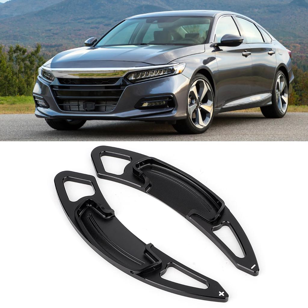 Black Aluminum Alloy Steering Wheel Paddle Shift Extension Fits for Acura CDX MDX RDX