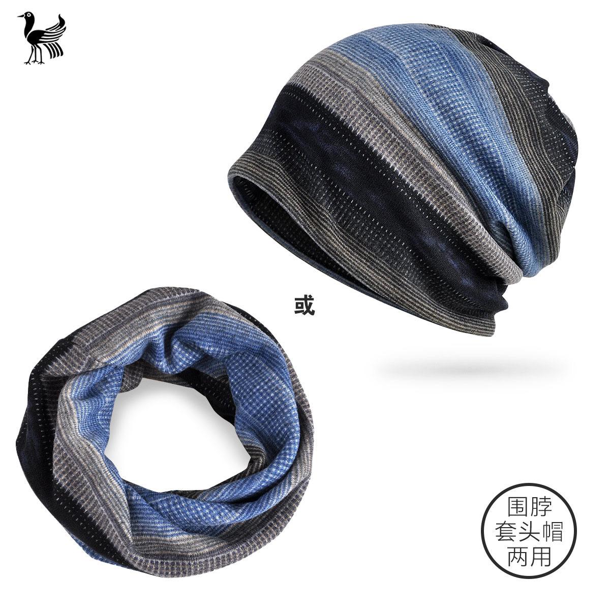 

Осенне-зимний мужской и женский полосатый лысый шарф для катания на лыжах, велоспорта, защита ушей, головной убор One Size/Elastic