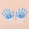 Kids' White Panda Dotted Grip Work Gloves (10-Pack)