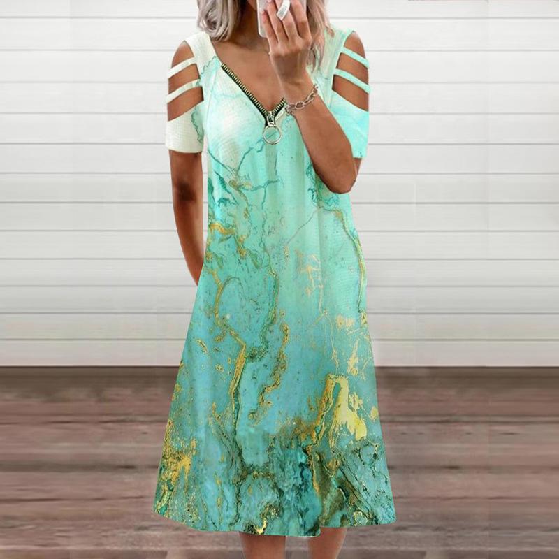 teal summer dresses plus size