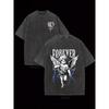 European Sizes Men's T-Shirt, Forever Angel Printed T-shirt, High-quality Wax Printed Cotton Retro Fashion Brand T-shirt, Suitable for Summer