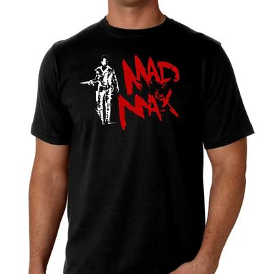 Camiseta Hombre PelCula Mad Max T Shirt Unisex Cult Film Vintage Washed Designer Clothes Homme Slightly Stretched Comfortable