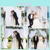 Outdoor Wedding Decor Fabric Bridal Arch Backdrop With Polyester Tulle For Party Event